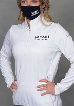 Impact Volleyball Women's White Pullover front