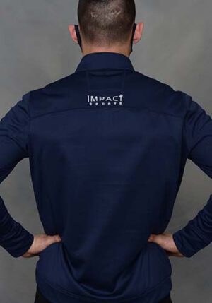Impact Sports Men's Blue Pullover back